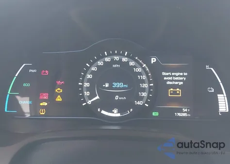 2017 Hyundai Ioniq Hybrid Sel z USA, uszkodzony, nr VIN KMHC75LC7HU046565